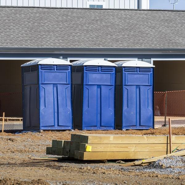 Heavy-duty construction site porta potty in Oneonta, New York